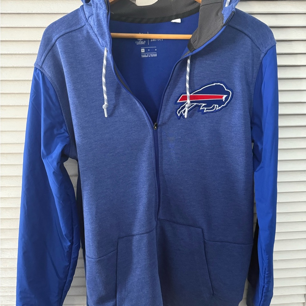 Buffalo bills Nike zip up hoodie Blue Hoodie with Logo